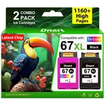 67XL Ink Cartridges Replacement For High Yield Black Color. Fixed Price $51.17.