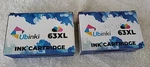 New - Ubinki Cartridge Black/color Combo Pack Replacement For HP63XL. Fixed Price $39.95.