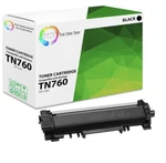 True Color Toner Compatible Cartridge Replacement For Brother TN760 4 Pack. Fixed Price $35.00.