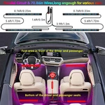 Interior Car Led Lights Keepsmile App Control /remote Music Sync. Fixed Price $29.50.