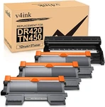 V4INK 3PK TN450+ 1PK DR420 Toner Drum Black For Brother HL-2240 2270DW 2280DW. Fixed Price $45.89.