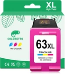 63XL Color Ink Cartridge Replacement For Hp Compatible Wi. Fixed Price $37.99.