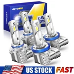 Autoone Combo 4 9005 H11 H8 Led Headlight Bulb High Low Beam Super White 80000LM. Fixed Price $38.94.