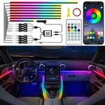 Jushope Car Led Strip Lights, Interior Acrylic For With Dynami.... Fixed Price $83.42.