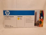 Hp Q6002A Yellow Toner Laserjet 1600/2600/2605/CM1015/CM1017. Fixed Price $32.49.