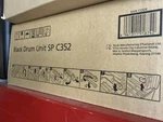 Genuine Ricoh Black Drum Unit Sp C352. Fixed Price $58.99.