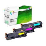 3PK Tct 204A CF511A CF512A CF513A For Hp M181FW M180NW M154NW Compatible Toner. Fixed Price $67.99.