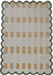 Luxurious Designer Tufted Wool Rug Color Light Blue Handmade Carpet. Fixed Price $765.00.