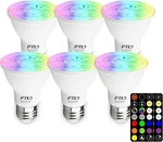 PAR20 Led Bulbs Color Changing Light With Remote Control, Dimmable Rgb. Fixed Price $39.01.
