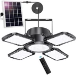 Auzev Solar Shed Light Indoor Outdoor Upgrade 176 Led 4 And Heads Black. Fixed Price $42.01.
