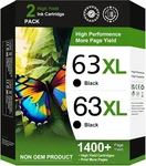63XL Black Ink Cartridge High-yield For Hp Replacement. Fixed Price $60.99.