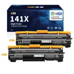 Xji 141X (with Chip) 2 Pack High Yield Compatible Toner Cartridges For Hp. Fixed Price $80.18.