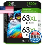 Inkid 63XL Black Cartridge For Hp Officejet 3830 5255 Deskjet Envy. Fixed Price $77.48.