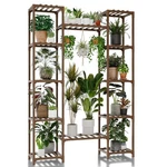 Gentingbro Plant Stand Indoor Outdoor 62.2 Tall Shelf Large Tiered Flower. Fixed Price $44.64.