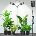 Halo 3-HEAD Led Grow Light With Timer & Dimmable, Adjustable For Large Plants. Fixed Price $90.99.