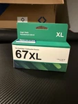 Teckkin 67XL 2 Pack Black Ink Cartridges For Hp Deskjet Envy Pro. Fixed Price $14.98.