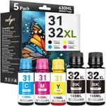 Proswift 31 32XL Ink Bottle Set Smart Tank 7602 6001 Refill Compatible With. Fixed Price $72.92.