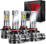 2026 10X Super Brighter 9005/HB3 9006/HB4 Bulbs Combo, 120,000LM, 1:1 Size, 6500. Fixed Price $128.90.