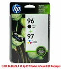 2 Pack Genuine Hp 96 Black & 97 Color Combo Ink Cartridge For Printer Oem. Fixed Price $54.99.