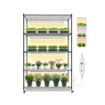 Plant Shelf With Grow Lights, Tier Large Tall Stand 3FT T5 144W .... Fixed Price $281.14.