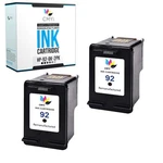 2-PACK Cmyi Compatible Hp 92 Black Ink Cartridges For Photosmart C3100 C3110. Fixed Price $23.39.