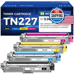 TN227 TN223 Toner Cartridge Set 4-PACK Compatible Brother MFC-L3770CDW HL-L3270C. Fixed Price $41.37.