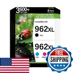 962XL Ink Cartridges Black Cyan Magenta Yellow Combo Pack Compatible Hp Officeje. Fixed Price $78.66.