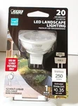 Feit Watts GU53 Led Bulb 250 Lumens Warm White Landscape Low Voltage. Fixed Price $8.00.
