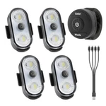 Wireless Led Lights For Car 4PCS- Button And Remote Control Interior Ambient .... Fixed Price $56.37.