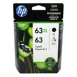 Genuine Hp 63XL Black Regular Color Ink Cartridges Combo. Fixed Price $67.99.