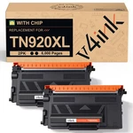 V4INK TN920XL Compatible Toner Cartridge Replacement For Brother 9.... Fixed Price $71.23.