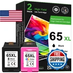 65XL Ink Cartridges Combo Pack Replacement For Hp Black Color Compatible. Fixed Price $52.70.