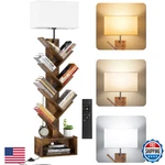 Outonlife 6 Tier Tree Bookshelf With Light, Remote & Timer, Modern Tall Floor St. Fixed Price $75.23.