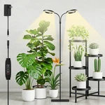 Grow Light With Stand For Indoor Plants, Dual Head Full Spectrum Floor .... Fixed Price $47.91.