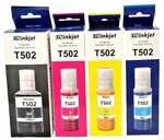 New Osinkjet Refill Bottle T502 4-INK Set Bk 140ML, C 80ML, Y. Fixed Price $16.50.