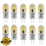 Sriomny G4 Led Bulbs 12V 2W 10-PACK Warm White 3000K Jc Bi-pin. Fixed Price $27.99.