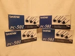4 Pack Brother PC-501 Toner Printing Cartridge For FAX-575 New. Fixed Price $75.00.
