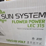 Sun System Flower Power Lec Light + Bulb 120/240V. Fixed Price $179.99.