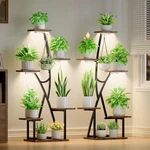 Havlotii Plant Indoor With Grow Lights - 2 Pack Stand, 6 T.... Fixed Price $97.32.