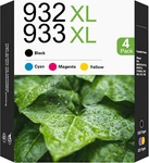 4PK 932XL 933XL Inkjet Cartridges For Hp Officejet 6100 6600 6700 7100 With Chip. Fixed Price $24.19.