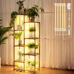 Dreyoo 8 Tiered Plant Stand With Grow Light, 62 Brown,full Sepectrum White. Fixed Price $57.11.