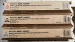 Set (3) Ricoh Savin Lanier Cartridge Mp C2551/C9125/LD625C Magenta Cyan Yellow. Fixed Price $45.00.
