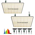 Vivosun 2PCS VS1000 Indoor Led Grow Light Full Spectrum Dimmable 2X4FT Tent. Fixed Price $159.99.