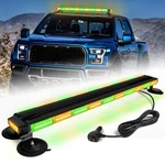 42" Emergency Flashing Strobe Lights Bar With 28 Strong #06 Amber/ Green. Fixed Price $152.58.