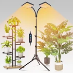 Fecida 2026 2HEAD Grow Light With Stand, 50 Watt Power Draw, Bright Big C.... Fixed Price $77.81.