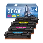 Mytoner 206X Cartridges 4 Pack High Yield (with Chip) Compatible Replac.... Fixed Price $107.02.