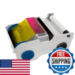 The Nekid Cow Fargo DTC1000 Ymcko Ribbon Cartridge W/cleaning Roller - 45000. Fixed Price $79.12.