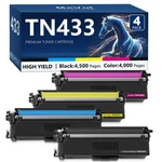 TN433 Toner Set Replacement For Brother TN431 Cartridge.... Fixed Price $130.75.