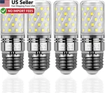 E26 Led Corn Bulbs 12W 6000K Daylight 1200LM 100W Equivalent 4 Pack From Usa. Fixed Price $21.88.