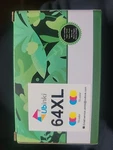 Ubinki 64XL Tri-color Cartridges 2-PACK Compatible Hp Envy Photo 7855 7155. Fixed Price $11.99.